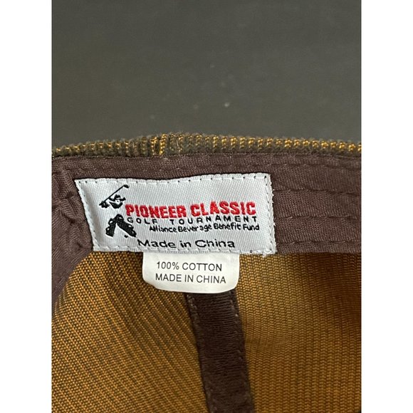 Brown Corduroy Golfer Pioneer Classic Hat - Picture 4 of 4